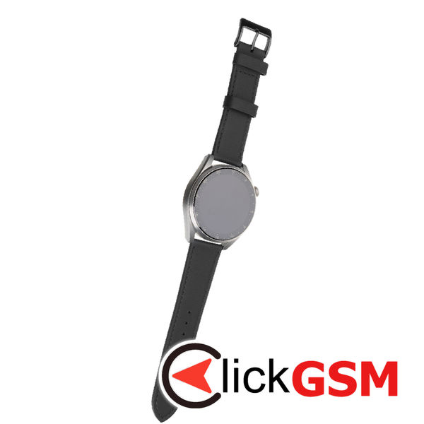 Fixed - Leather Strap 22mm - Huawei Watch GT 2 (46mm)/GT 2 Pro/GT 3 Pro (46mm)/Ultimate, Xiaomi Watch S1 - Black