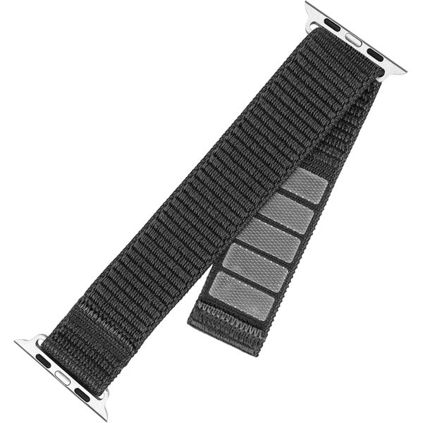 Fixed - Nylon Sporty Strap 35mm - Apple Watch 1/2/3/4/5/6/7/8/9/10/SE/SE 2/Ultra/Ultra 2 (42/44/45/46/49mm) - Dark Gray