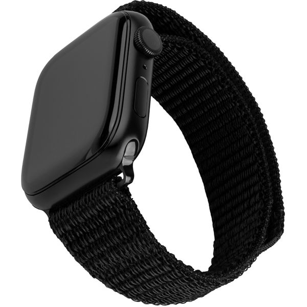 Fixed - Nylon Sporty Strap 32mm - Apple Watch 1/2/3/4/5/6/7/8/9/10/SE/SE 2 (38/40/41/42mm) - Black