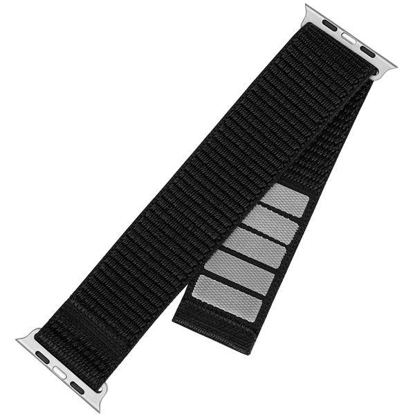 Fixed - Nylon Sporty Strap 32mm - Apple Watch 1/2/3/4/5/6/7/8/9/10/SE/SE 2 (38/40/41/42mm) - Black