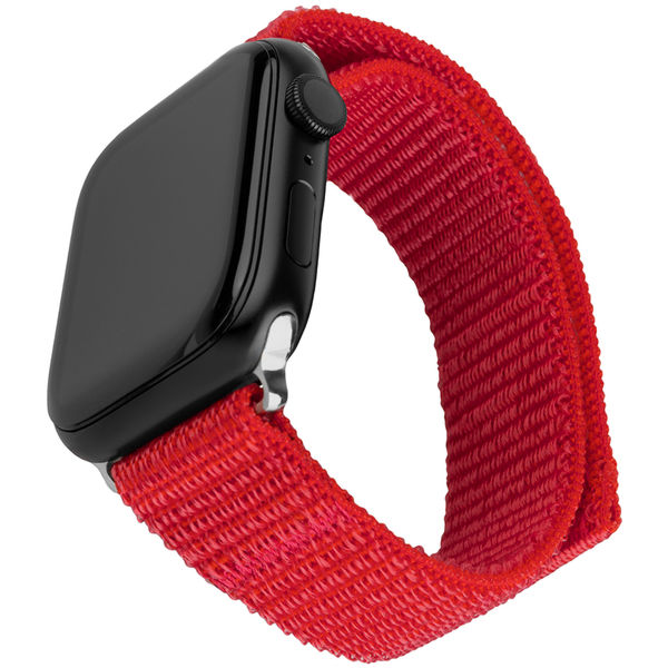 Fixed - Nylon Sporty Strap 32mm - Apple Watch 1/2/3/4/5/6/7/8/9/10/SE/SE 2 (38/40/41/42mm) - Red
