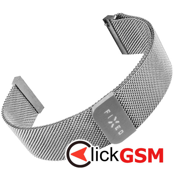Fixed - Mesh Strap 22mm - Huawei Watch GT 2 (46mm)/GT 2 Pro/GT 3 Pro (46mm)/Ultimate, Xiaomi Watch S1 - Silver