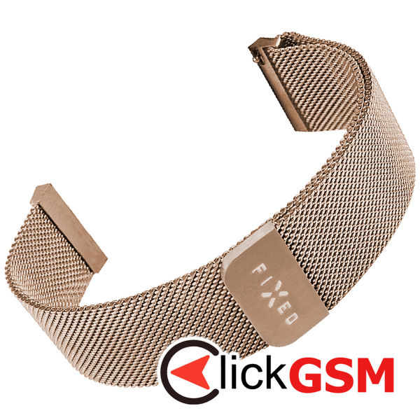 Fixed - Mesh Strap 22mm - Huawei Watch GT 2 (46mm)/GT 2 Pro/GT 3 Pro (46mm)/Ultimate, Xiaomi Watch S1 - Rose Gold