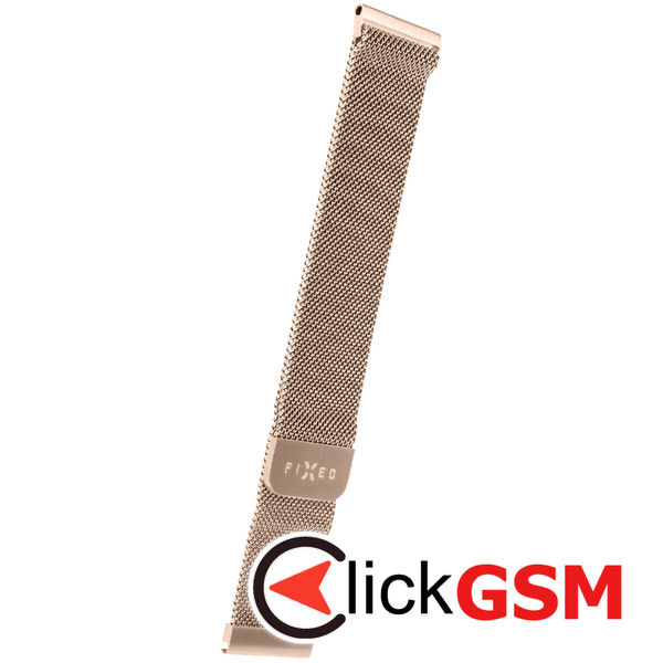 Fixed - Mesh Strap 22mm - Huawei Watch GT 2 (46mm)/GT 2 Pro/GT 3 Pro (46mm)/Ultimate, Xiaomi Watch S1 - Rose Gold