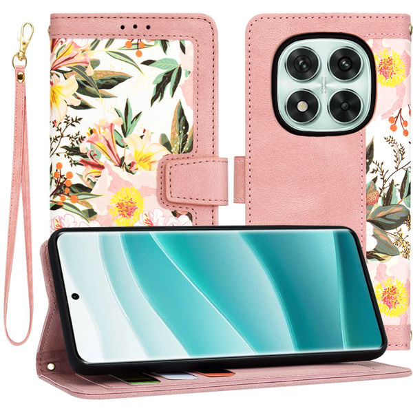 Techsuit - FlipCraft - Xiaomi Redmi Note 14 Pro 5G / Poco X7 - Sweetheart Pink