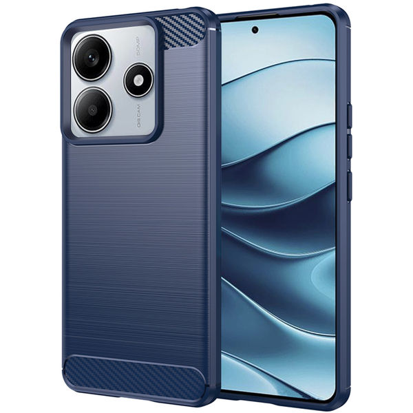 Techsuit - Carbon Silicone - Xiaomi Redmi Note 14 5G - Blue