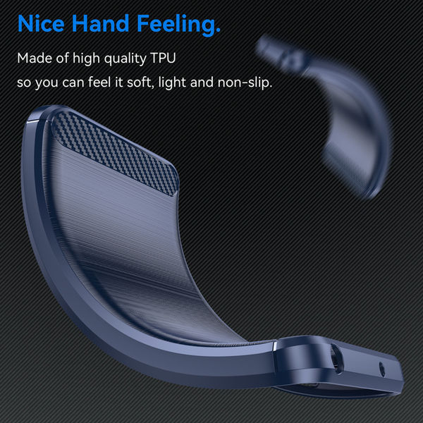 Techsuit - Carbon Silicone - Xiaomi Redmi Note 14 5G - Blue