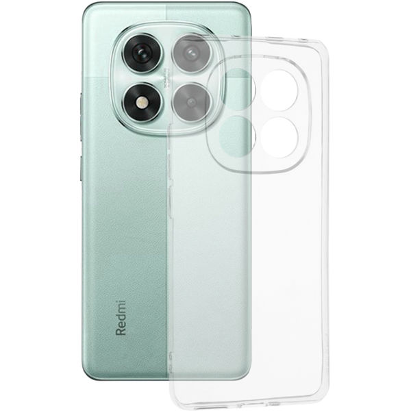 Techsuit - Clear Silicone - Xiaomi Redmi Note 14 Pro 5G / Poco X7 - Transparent