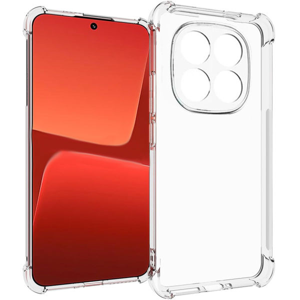 Techsuit - Shockproof Clear Silicone - Xiaomi Redmi Note 14 Pro 5G / Poco X7 - Clear