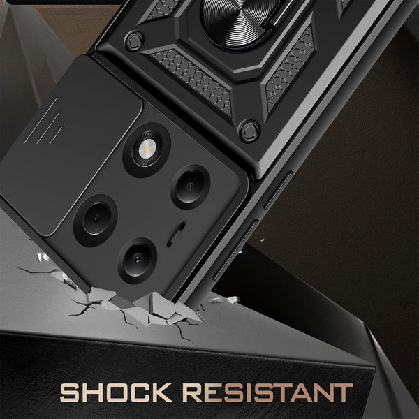 Techsuit - CamShield Series - Xiaomi Redmi Note 14 Pro 5G / Poco X7 - Black