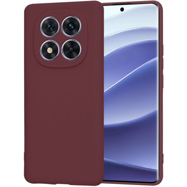 Techsuit - SoftFlex - Xiaomi Redmi Note 14 Pro 5G / Poco X7 - Plum Red