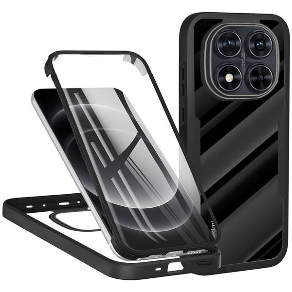 Techsuit - ColorVerse 360 Series + Screen Protector - Xiaomi Redmi Note 14 Pro 5G / Note 14 Pro+ 5G / Poco X7 - Black