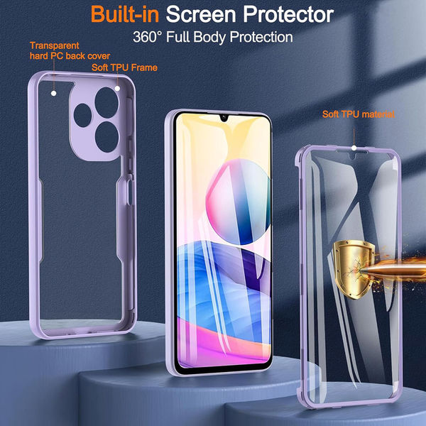 Techsuit - ColorVerse 360 Series + Screen Protector - Xiaomi Redmi Note 14 Pro 5G / Note 14 Pro+ 5G / Poco X7 - Pink