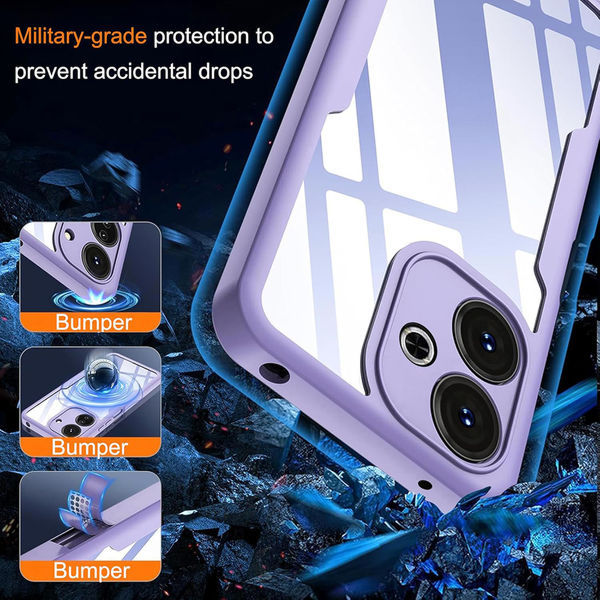 Techsuit - ColorVerse 360 Series + Screen Protector - Xiaomi Redmi Note 14 Pro 5G / Note 14 Pro+ 5G / Poco X7 - Purple