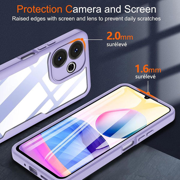 Techsuit - ColorVerse 360 Series + Screen Protector - Xiaomi Redmi Note 14 Pro 5G / Note 14 Pro+ 5G / Poco X7 - Purple