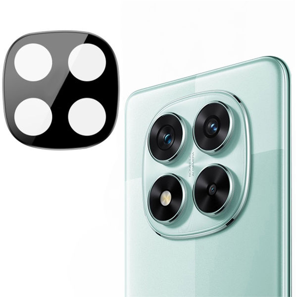 Techsuit - Full Camera Glass - Xiaomi Redmi Note 14 Pro 5G / Poco X7 - Black