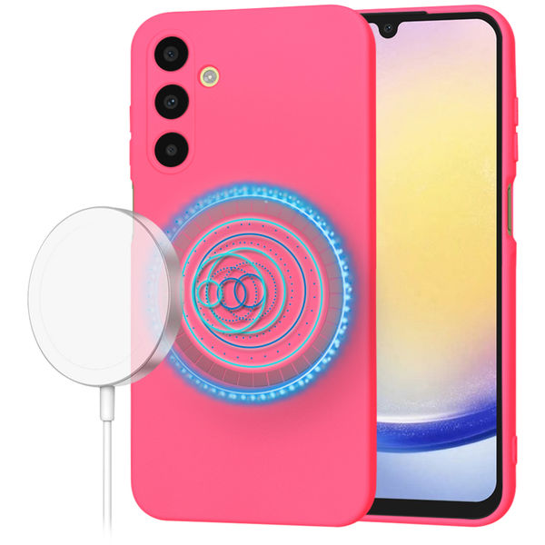 Techsuit - SoftFlex MagSafe - Samsung Galaxy A25 5G - Hot Pink