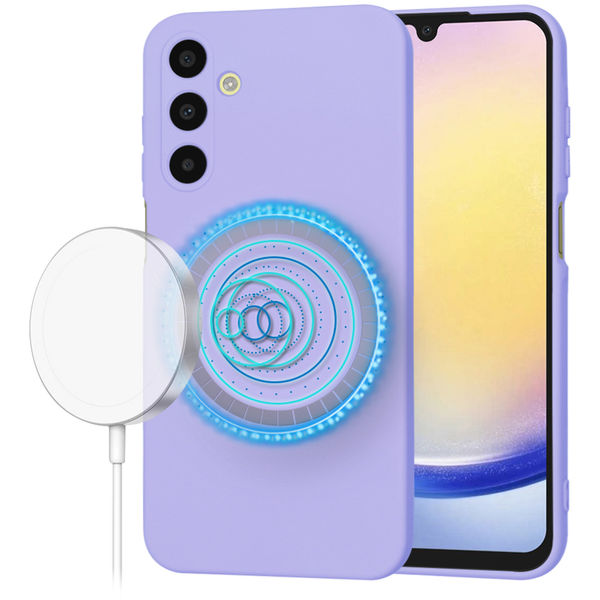Techsuit - SoftFlex MagSafe - Samsung Galaxy A25 5G - Light Purple