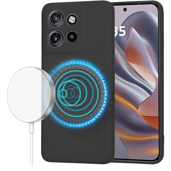 Techsuit - SoftFlex MagSafe - Motorola Edge 50 Neo / Motorola ThinkPhone 25 - Black