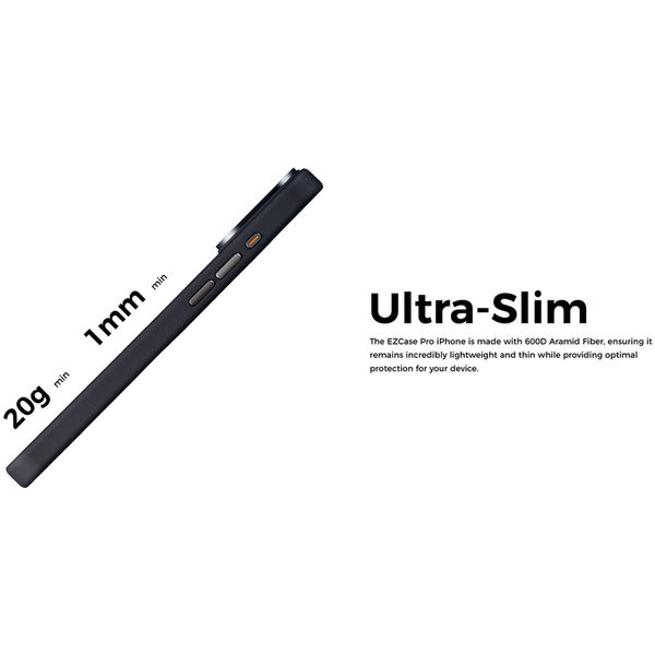 Edizard - Pro MagSafe Case - iPhone 16 - Black