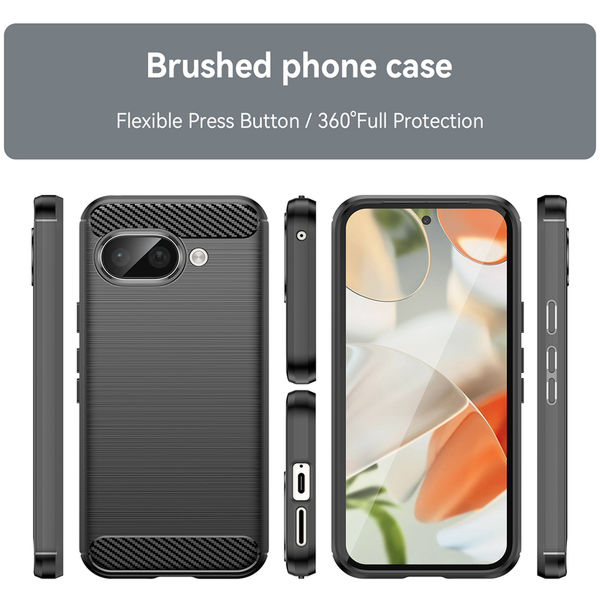 Techsuit - Carbon Silicone - Google Pixel 9a - Blue