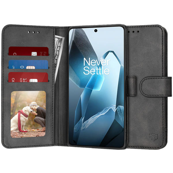 Techsuit - Diary Book - OnePlus 13 - Black