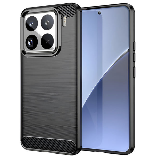 Techsuit - Carbon Silicone - Xiaomi 15 Pro - Black