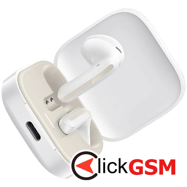 Xiaomi - Wireless Earbuds Redmi Buds 6 Active - Bluetooth 5.4, Active Noise Cancellation, Touch Control - White