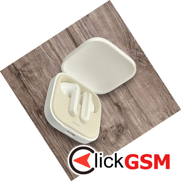 Xiaomi - Wireless Earbuds Redmi Buds 6 Active - Bluetooth 5.4, Active Noise Cancellation, Touch Control - White