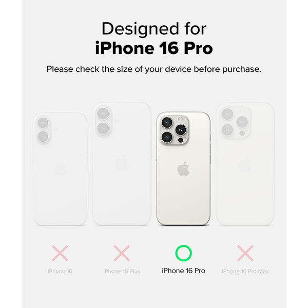 Ringke - Macaron Silicone MagSafe - iPhone 16 Pro - Light Purple