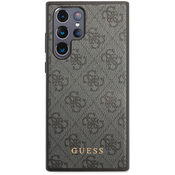 Guess - Hardcase 4G (GUHCS22LG4GFGR) - Samsung Galaxy S22 Ultra 5G - Grey