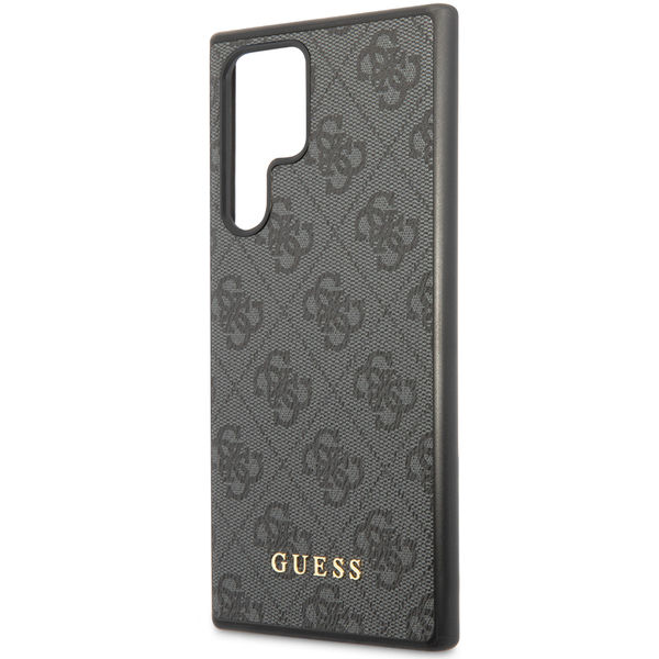 Guess - Hardcase 4G (GUHCS22LG4GFGR) - Samsung Galaxy S22 Ultra 5G - Grey