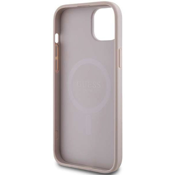 Guess - 4G Ring Classic Logo MagSafe (GUHMP14SG4GFRP) - iPhone 14 - Pink