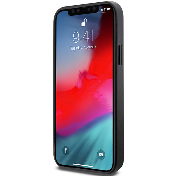 Guess - 4G Ring Classic Logo MagSafe (GUHMP12MG4GFRK) - iPhone 12 / iPhone 12 Pro - Black