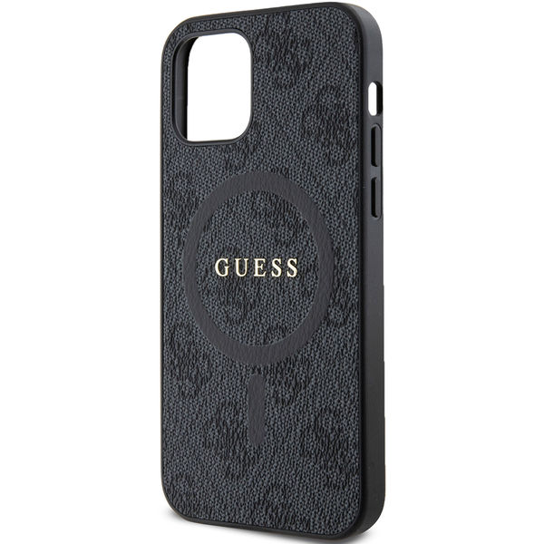 Guess - 4G Ring Classic Logo MagSafe (GUHMP12MG4GFRK) - iPhone 12 / iPhone 12 Pro - Black
