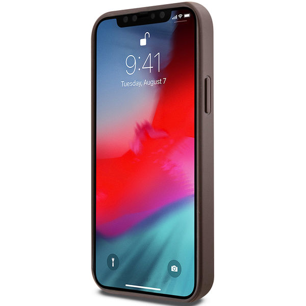 Guess - 4G Ring Classic Logo MagSafe (GUHMP12MG4GFRW) - iPhone 12 / iPhone 12 Pro - Brown