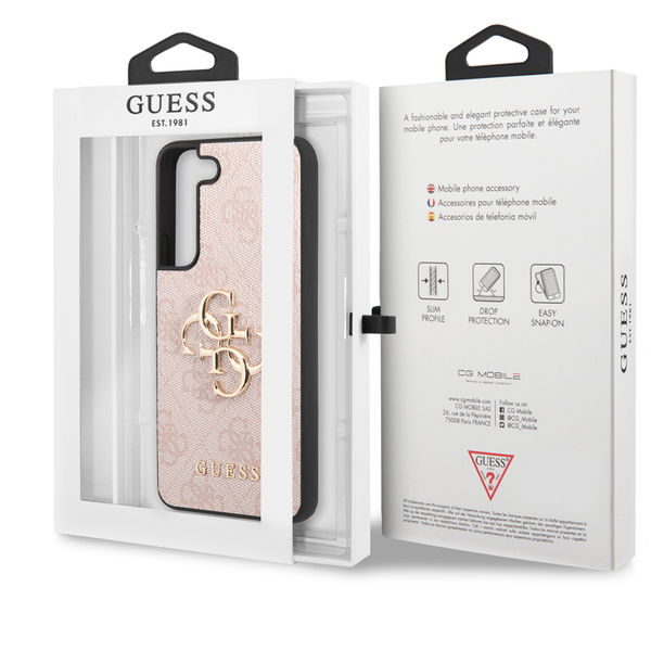 Guess - Hardcase 4G Big Metal Logo (GUHCS23S4GMGPI) - Samsung Galaxy S23 - Pink