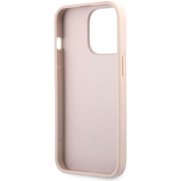 Guess - Leather 4G Metal Logo (GUHCP13L4GMGPI) - iPhone 13 Pro - Pink