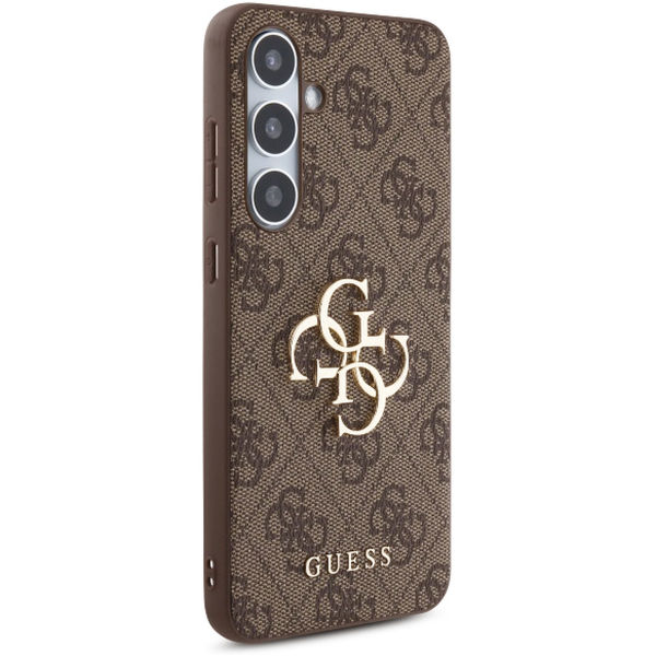 Guess - Hardcase 4G Big Logo (GUHCS24FE4GMGBR) - Samsung Galaxy S24 FE - Brown