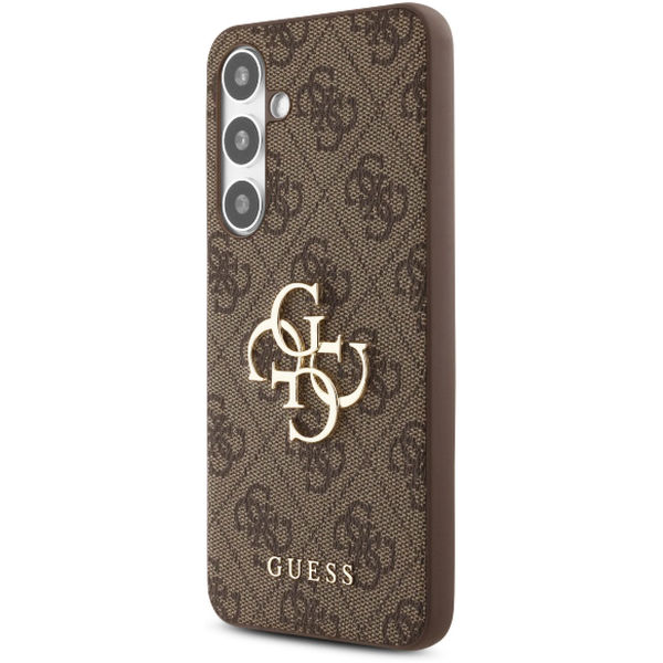 Guess - Hardcase 4G Big Logo (GUHCS24FE4GMGBR) - Samsung Galaxy S24 FE - Brown