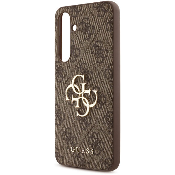 Guess - Hardcase 4G Big Logo (GUHCS24FE4GMGBR) - Samsung Galaxy S24 FE - Brown