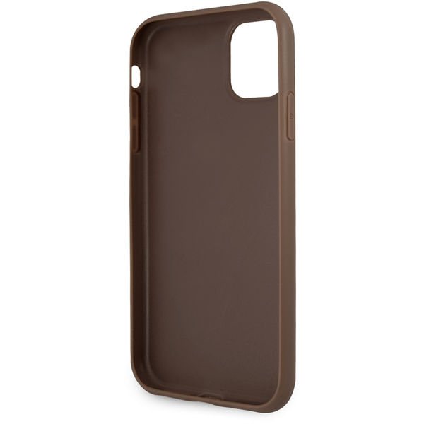Guess - Hardcase 4G Big Metal Logo (GUHCN614GMGBR) - iPhone 11 - Brown