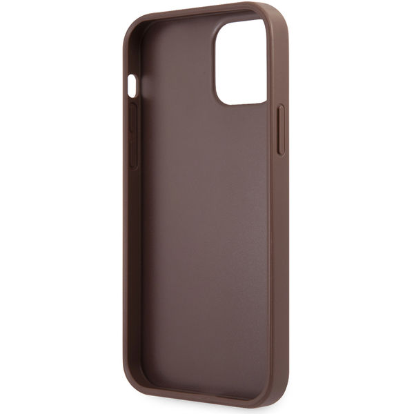 Guess - Hardcase 4G Big Metal Logo (GUHCP12M4GMGBR) - iPhone 12 / iPhone 12 Pro - Brown