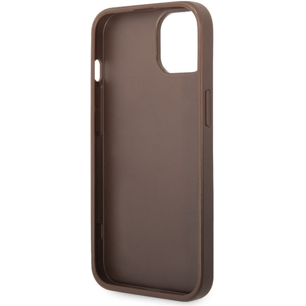 Guess - Hardcase 4G Big Metal Logo (GUHCP14S4GMGBR) - iPhone 14 - Brown
