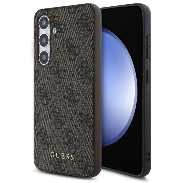 Guess - Hardcase 4G Classic (GUHCS24FEG4GFBR) - Samsung Galaxy S24 FE - Brown