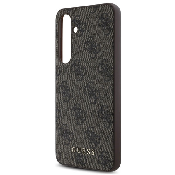 Guess - Hardcase 4G Classic (GUHCS24FEG4GFBR) - Samsung Galaxy S24 FE - Brown