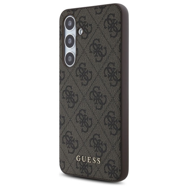 Guess - Hardcase 4G Classic (GUHCS24FEG4GFBR) - Samsung Galaxy S24 FE - Brown