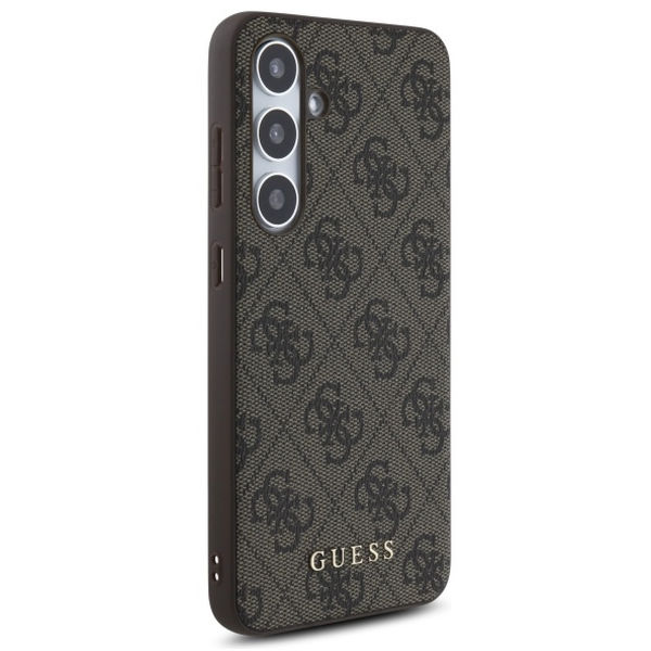 Guess - Hardcase 4G Classic (GUHCS24FEG4GFBR) - Samsung Galaxy S24 FE - Brown