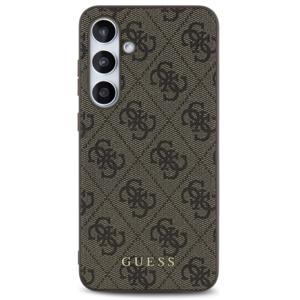 Guess - Hardcase 4G Classic (GUHCS24FEG4GFBR) - Samsung Galaxy S24 FE - Brown
