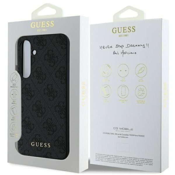 Guess - Hardcase 4G Classic (GUHCS24FEG4GFGR) - Samsung Galaxy S24 FE - Grey